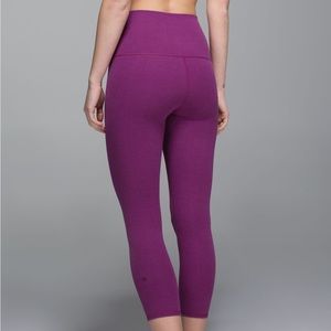 Lululemon Wunder Under Crop II *Cotton (Roll Down) Size 6